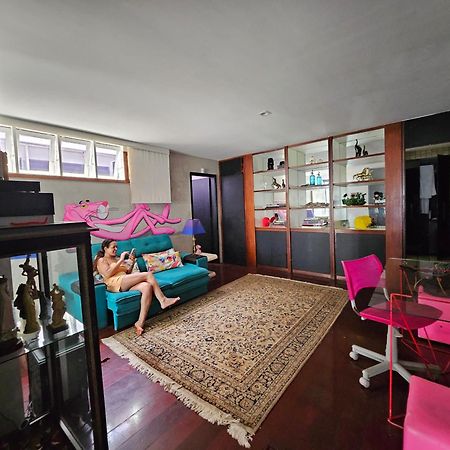 charmosa cobertura em Ipanema na quadra da praia de quarto, sala, terraço e sauna Rio de Janeiro Exterior foto
