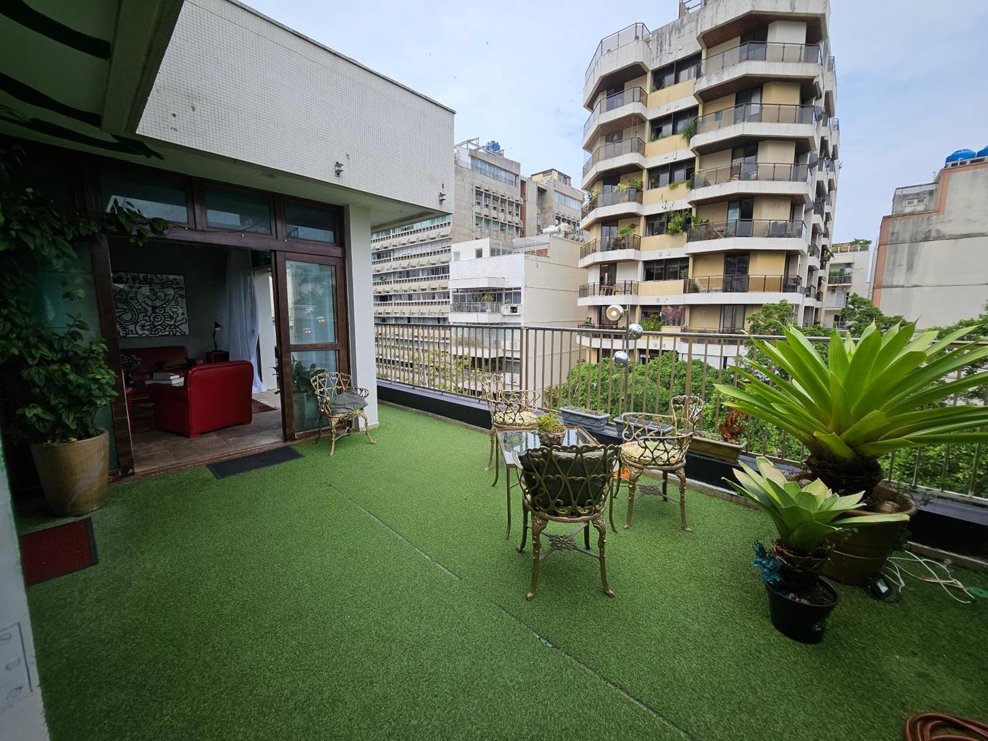 charmosa cobertura em Ipanema na quadra da praia de quarto, sala, terraço e sauna Rio de Janeiro Exterior foto