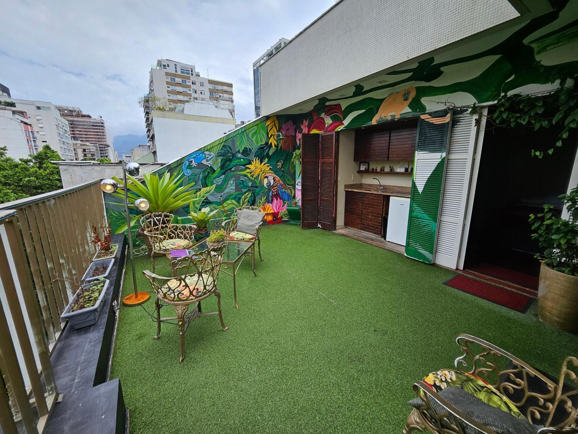 charmosa cobertura em Ipanema na quadra da praia de quarto, sala, terraço e sauna Rio de Janeiro Exterior foto