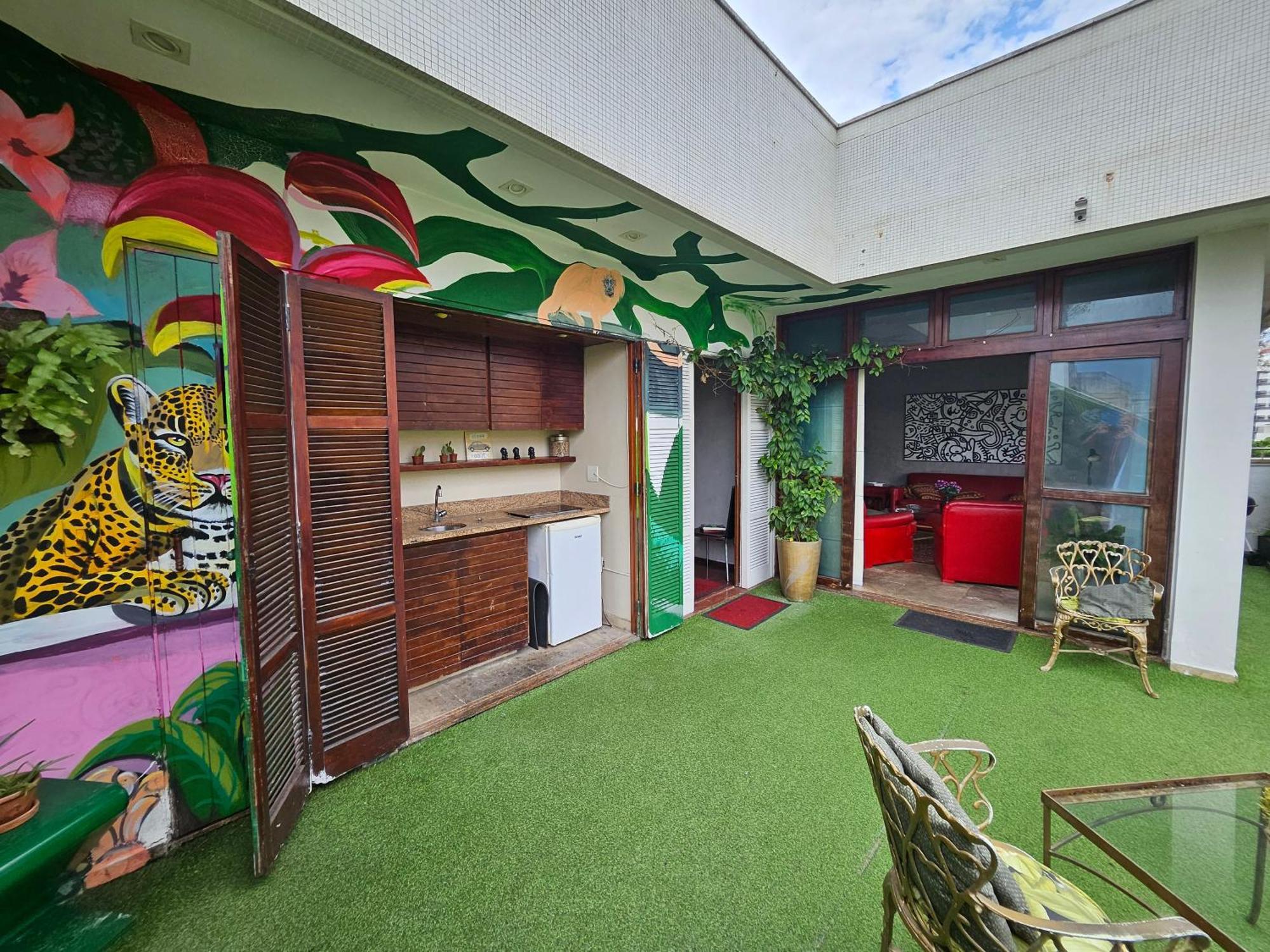 charmosa cobertura em Ipanema na quadra da praia de quarto, sala, terraço e sauna Rio de Janeiro Exterior foto
